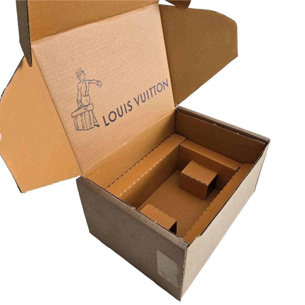 Louis Vuitton Authentic Shipping Box Medium Gift Storage Box Logo Empty 12x9x6